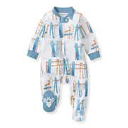 Sunrise Slopes Organic Cotton Sleep & Play - Mountain Blue